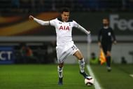 GENT, BELGIUM - FEBRUARY 16: Dele Alli of Tottenham Hotspur in action during the UEFA Europa League Round of 32 first leg match between KAA Gent and Tottenham Hotspur at Ghelamco Arena on February 16, 2017 in Gent, Belgium.  (Photo by Dean Mouhtaropoulos/Getty Images)